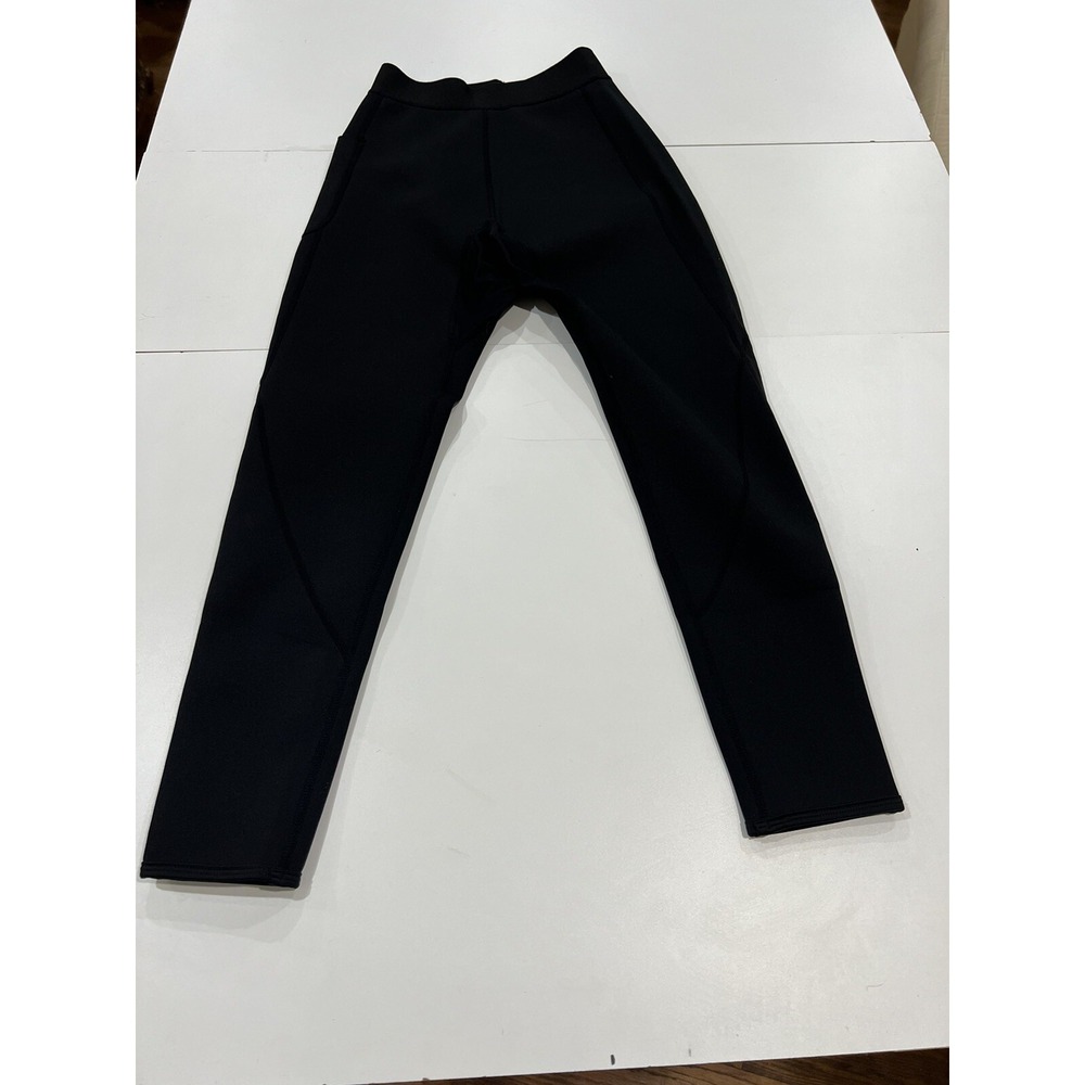Unbranded Women's Athletic Neoprene lined Pants Elastic Waist Pull On Size Small